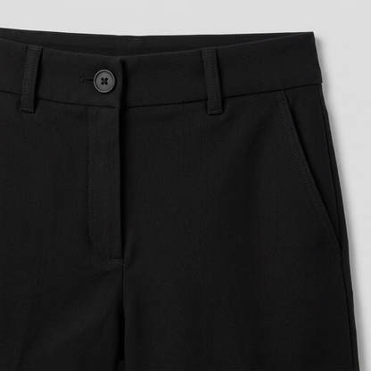 AI concept: mini shorts waistband and pocket details
